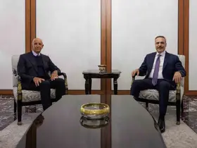 Dışişleri Bakanı Fidan, ABD’nin Ankara Büyükelçisi Barrack’ı kabul etti
