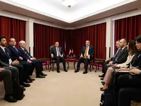 Dışişleri Bakanı Fidan, Iraklı mevkidaşı Hüseyin ile görüştü
