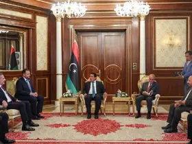 Dışişleri Bakanı Fidan Libya Başkanlık Konseyi Başkanı el-Menfi ile görüştü
