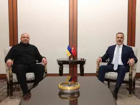 Dışişleri Bakanı Fidan, Ukrayna Ulusal Güvenlik ve Savunma Konseyi Sekreteri Umerov ile görüştü
