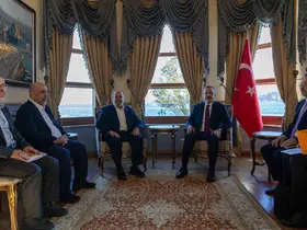 Dışişleri Bakanı Hakan Fidan, Hamas Heyeti ile görüştü
