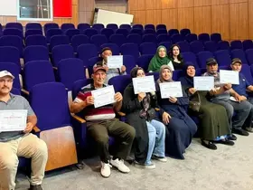 Diyabet Okulu’nda eğitim alan hastalara diplomaları verildi
