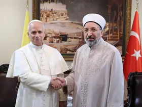 Diyanet İşleri Başkanı, Papa 14. Leo ile görüştü