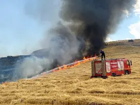 Diyarbakır’da anız yangınlarının yüzde 91’i temmuz-eylül arasında kaydedildi
