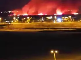 Diyarbakır’da korkutan yangın
