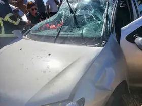 Diyarbakır’da otomobil takla attı: 3 yaralı
