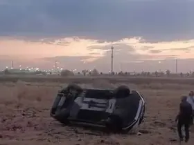 Diyarbakır’da otomobil tarlaya uçtu: 1 yaralı
