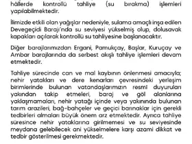 Diyarbakır’daki 5 barajda tahliye işlemi
