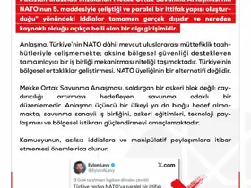 DMM: "Mekke Ortak Savunma Anlaşması’nın NATO’nun 5. maddesiyle çeliştiği iddiaları tamamen gerçek dışı"
