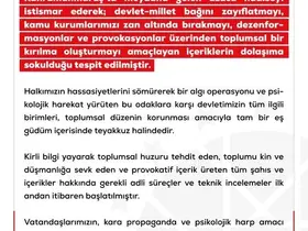 DMM: "Vatandaşlarımızın resmi açıklamaları esas alması kritik önem arz etmektedir"
