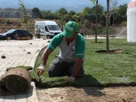 Dostum kamp alanında çalışmalar sürüyor

