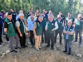 DSİ heyeti Turnaçayırı Barajı Sulama Projesi’ni sahada inceledi
