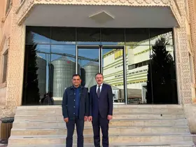 Duhok Ticaret ve Sanayi Odası Başkanı Nuri, Mardin TSO Başkan Adayı Duyan’ı ziyaret etti
