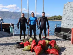 Dünya Temizlik Günü’nde 172 kilo atık toplandı
