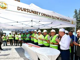 Dursunbey’de orman işletmesine yeni hizmet binası
