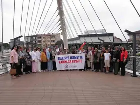 Düzce Belediyesi hizmette, kadınlar keşifte
