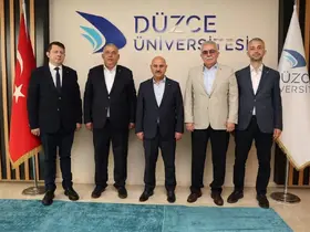 Düzce TSO’dan Rektör Sözbir’e hayırlı olsun ziyareti
