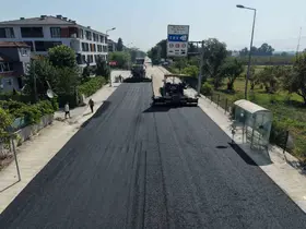 Düzce’de bin 800 metrelik yol yenileniyor
