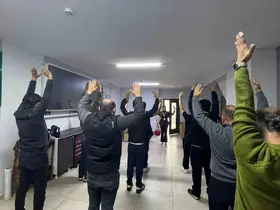 Düzce’de esnafa sabah sporu
