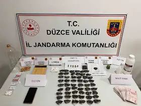 Düzce’de jandarmadan uyuşturucu operasyonu
