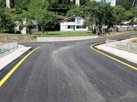 Düzce’de köylerde yol çizgi çalışmaları tamamlanıyor
