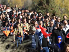 Ecdadın izinden yürüdüler: İstiklal Yolu’nda 17. buluşma
