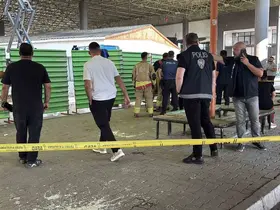Edirne Otogarı’nda tinerli boya yangını: 2 işçi yaralandı
