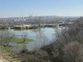 Edirne Yıldırım Mahallesi’nde hayvan çiftlikleri su altında
