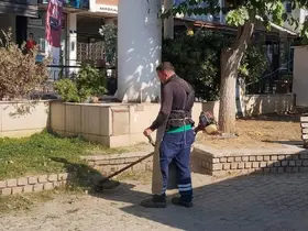 Efeler Belediyesi’nden yeşil alanlarda çalışma
