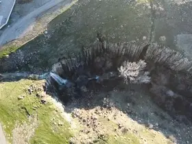 Elazığ’da 40 metre yükseklikten dökülen şelale keşfedilmeyi bekliyor
