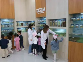 Elazığ’da minik öğrenciler Balık Müzesi’ni gezdi

