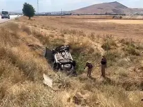 Elazığ’da otomobil şarampole devrildi: 1 yaralı
