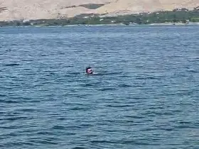 Elazığ’dan Malatya’ya yüzerek geçti
