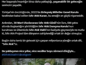 Emine Erdoğan’dan "Sıfır Atık" projesinin yıl dönümüne ilişkin paylaşım

