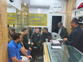 Emniyet Müdürü Mutlu ve DİKO Başkanı Sanal iş yeri kurşunlanan kuyumcu ile görüştü
