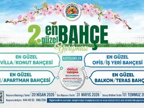 En Güzel Bahçe Yarışması’na başvurular başladı
