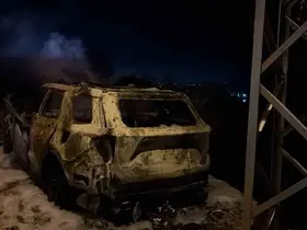 Erdek’te otomobil yangını paniğe neden oldu
