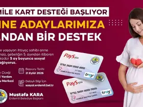 Erdemli’de anne adaylarına ‘Hamile Destek Kartı’
