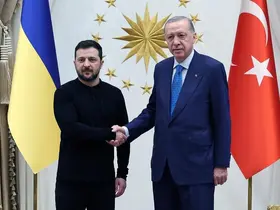 Erdoğan ve Zelenski açıklamalarda bulunuyor