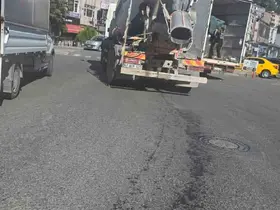 Ereğli’de beton mikserinden çevre kirliliği tepkisi
