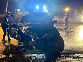 Ereğli’de SUV tipi araç duvara çarptı: 4 yaralı