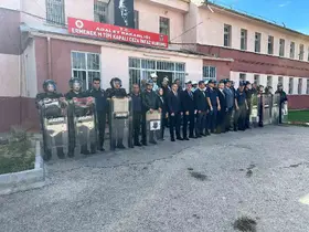 Ermenek M Tipi Ceza İnfaz Kurumunda tatbikat
