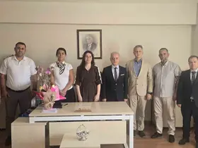 Erzincan 112 Başhekimliğine atanan Yılmaz’a hayırlı olsun ziyareti
