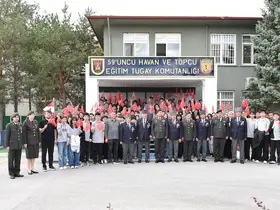 Erzincan Fen Lisesi öğrencileri Mehmetçiklerle bir araya geldi
