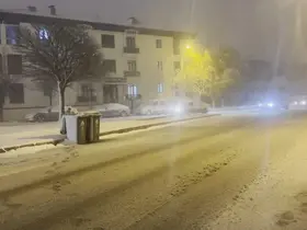 Erzincan’da kar yağışı

