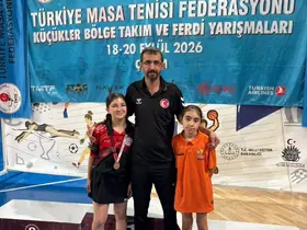 Erzincanlı Güler masa tenisinde bölge ikincisi oldu
