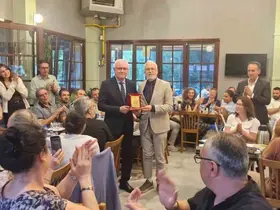 Eskişehir sağlık teşkilatından emekli olan Ömer Faruk Üresin’e vefa yemeği
