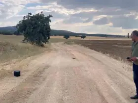 Eskişehir’de kaybolan gebe inek dron ile aranıyor
