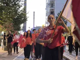 Eskişehir’de milli sporculardan 15 Temmuz’a özel Sancak Koşusu
