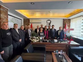 Eskişehir’deki sivil toplum kuruluşlarından İlçe Emniyet Müdürü Sivri’ye ziyaret
